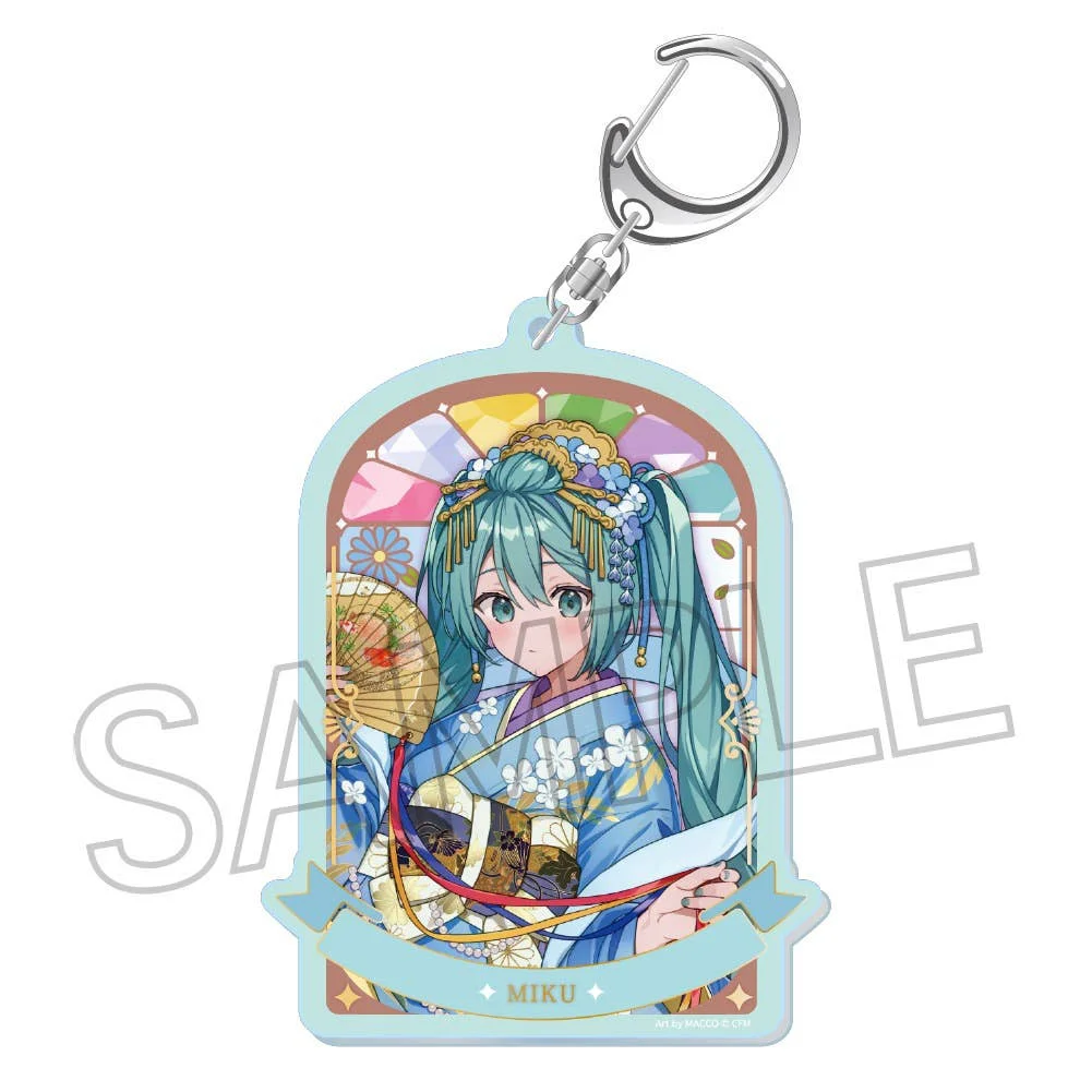 Hatsune Miku: Hyakki Yakou Rei-En Foil-Stamped Acrylic Keychain B Mermaid